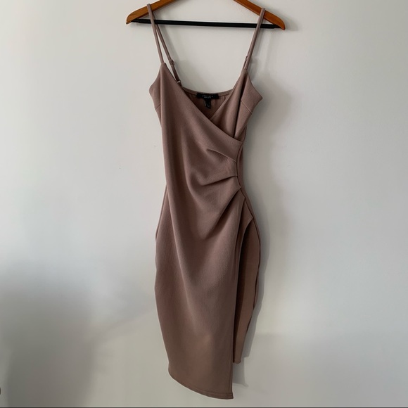 Streetwear Society Taupe Dress - Picture 1 of 7